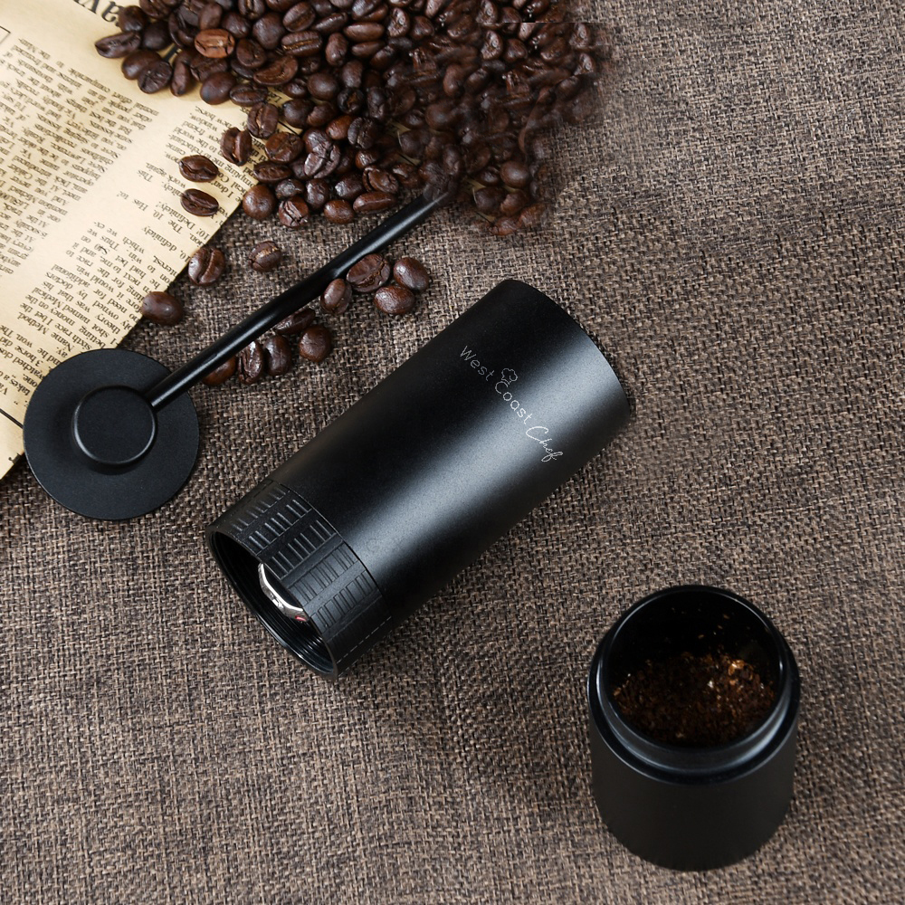 ChefWave Bonne Conical Burr Coffee Grinder (Stainless Steel) - Bed